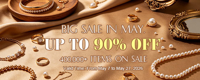 Big Sale in May. Up To 90% OFF