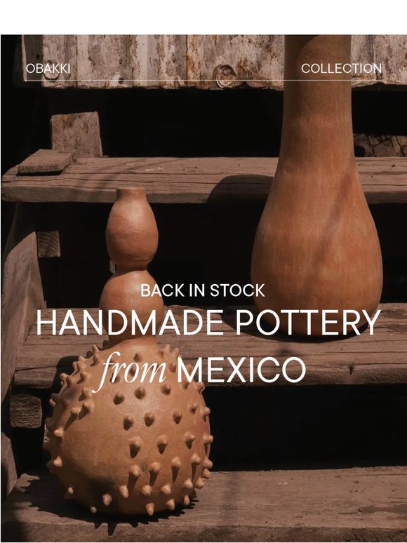 Restocked: Julio's Ancestral Pottery