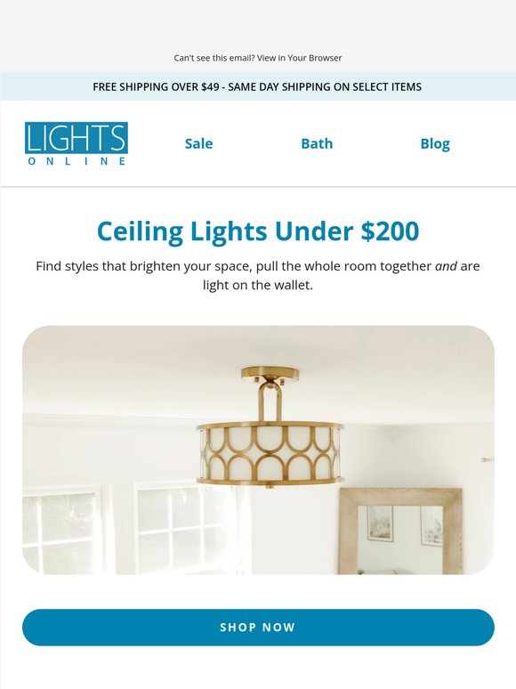 Upgrade Any Space For Under $200