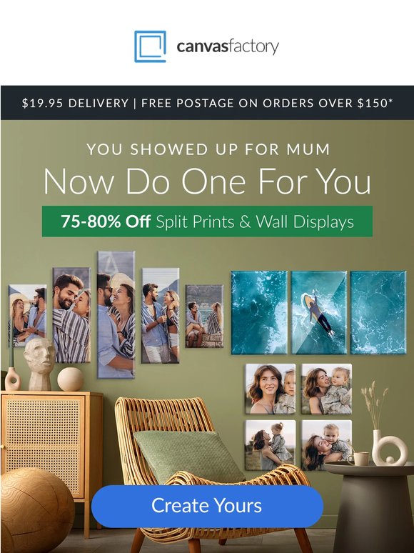 [80% OFF] You Showed Up For Mum, Now Do One For You 🖼️