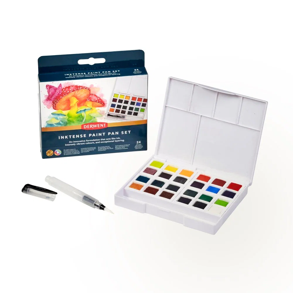Image of Derwent Inktense Paint Pan Set of 24
