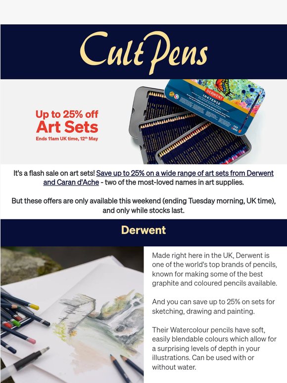 Art Sets Weekend - up to 25% off!