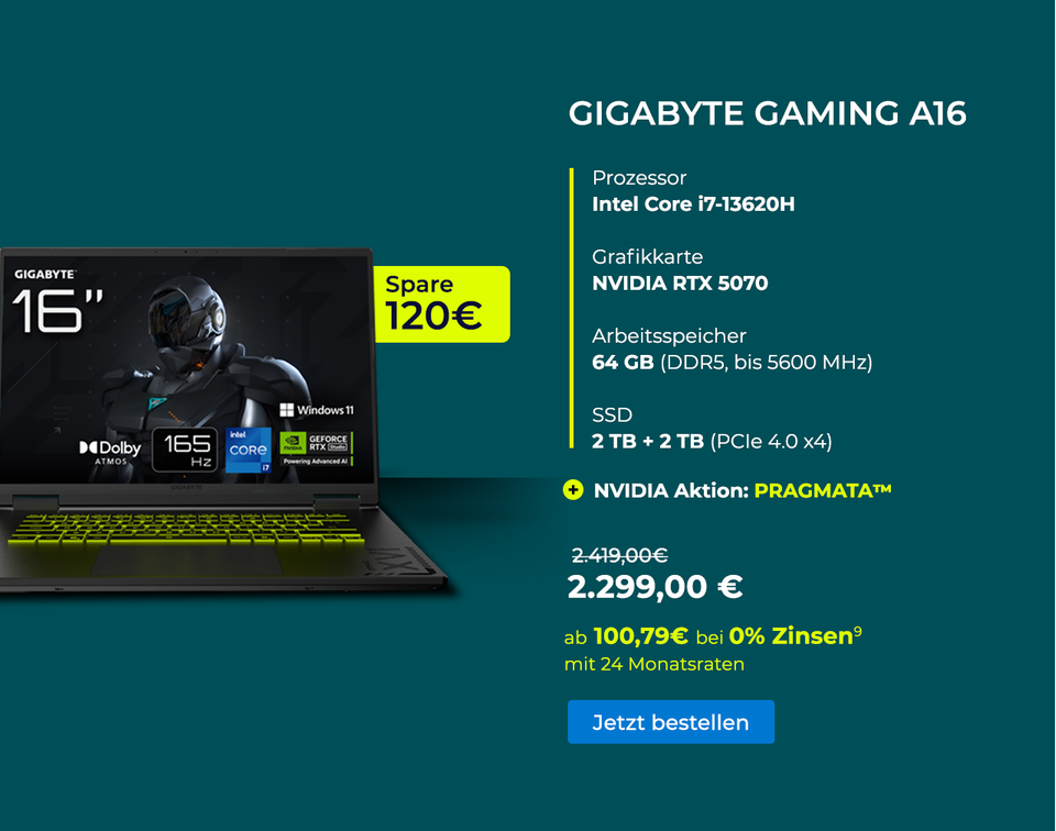 GIGABYTE GAMING A16