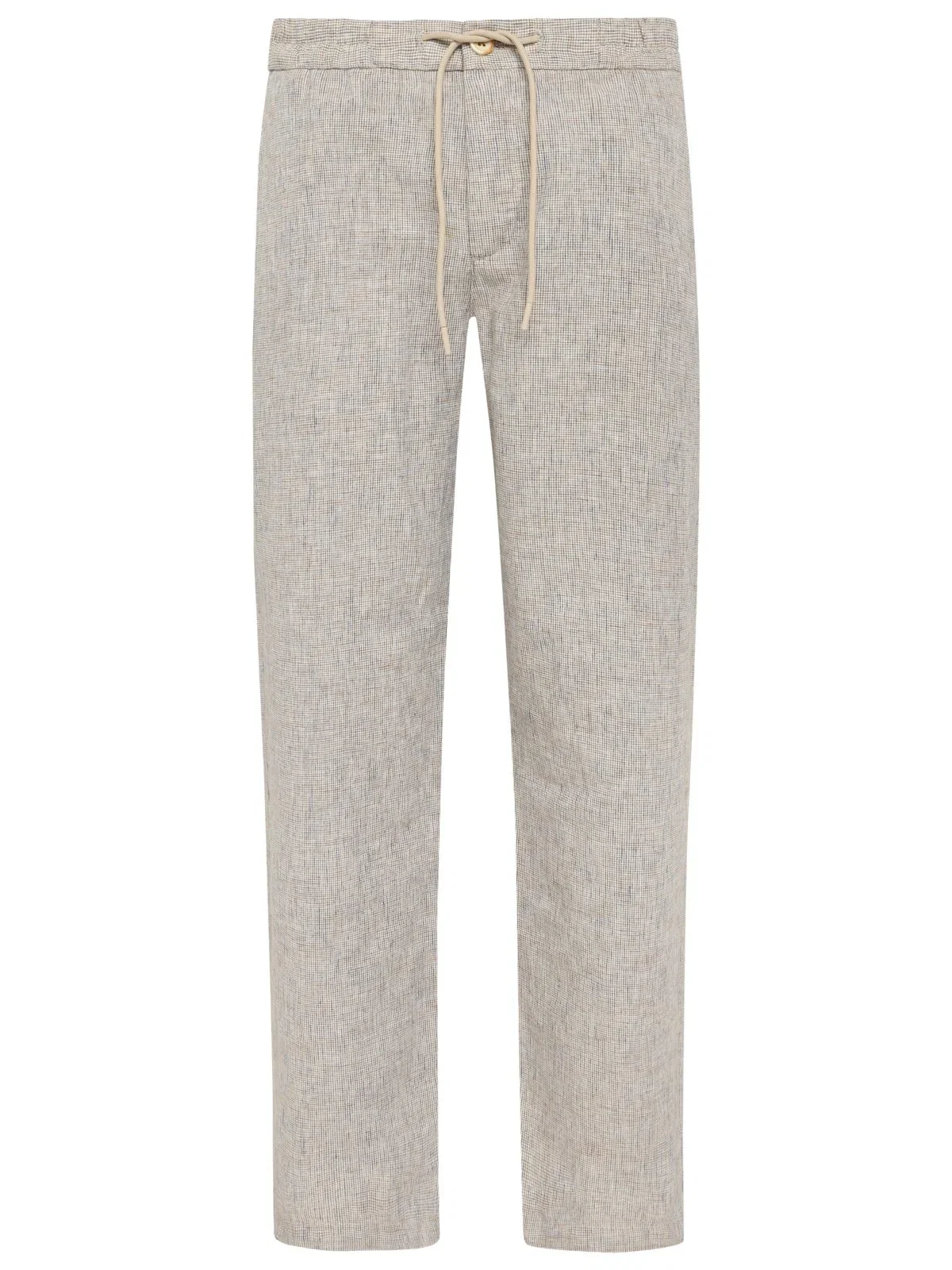 Sommerliche Joggpants mit Kordelzug aus einem Leinenmix