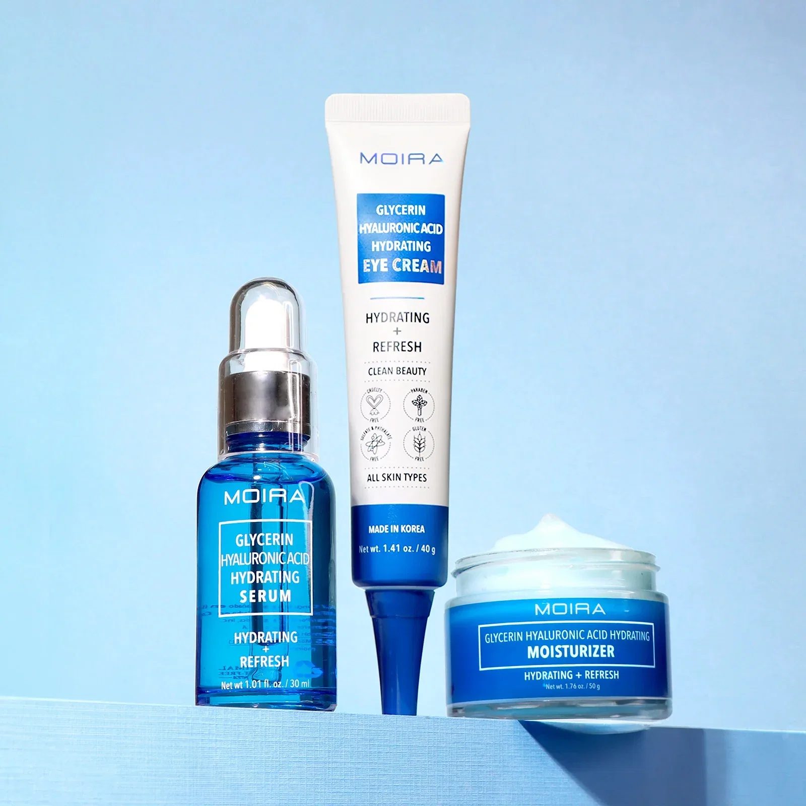 Image of Glycerin Hyaluronic Acid Hydrating Skincare Bundle ($47 Value)