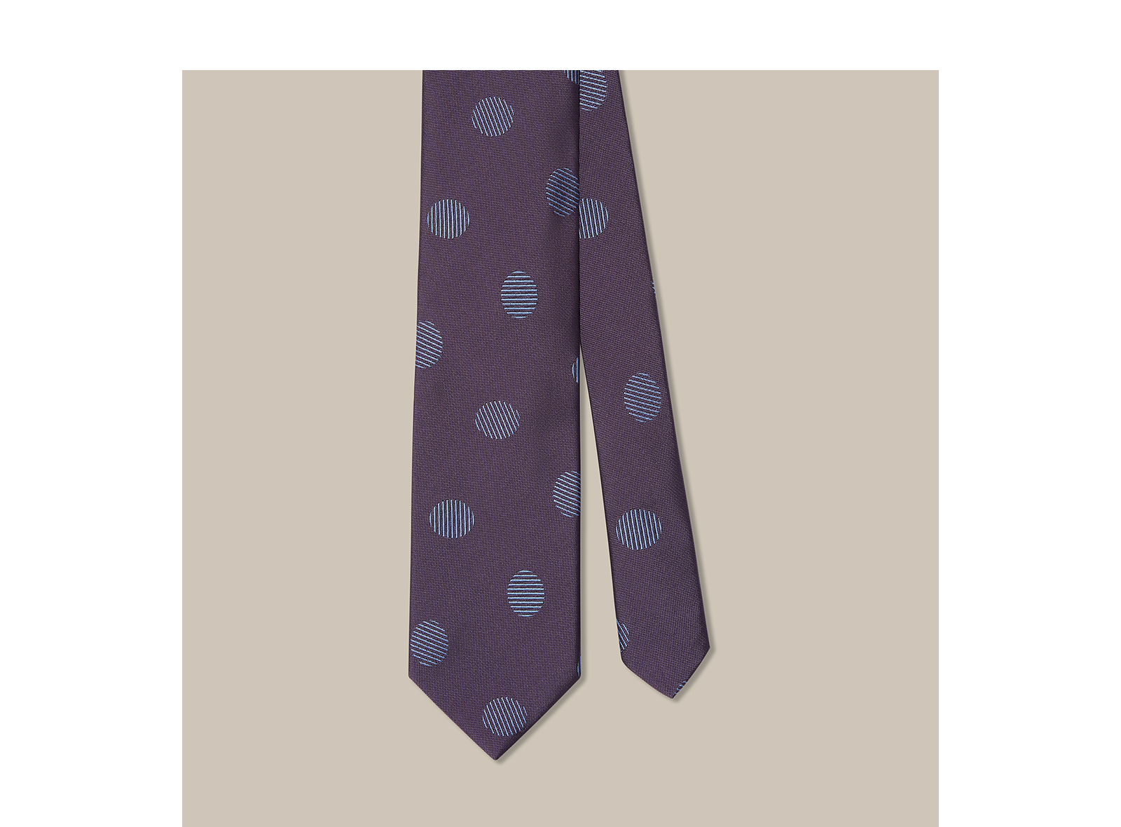 Robert Oval Geo Jacquard Best of Class Necktie
