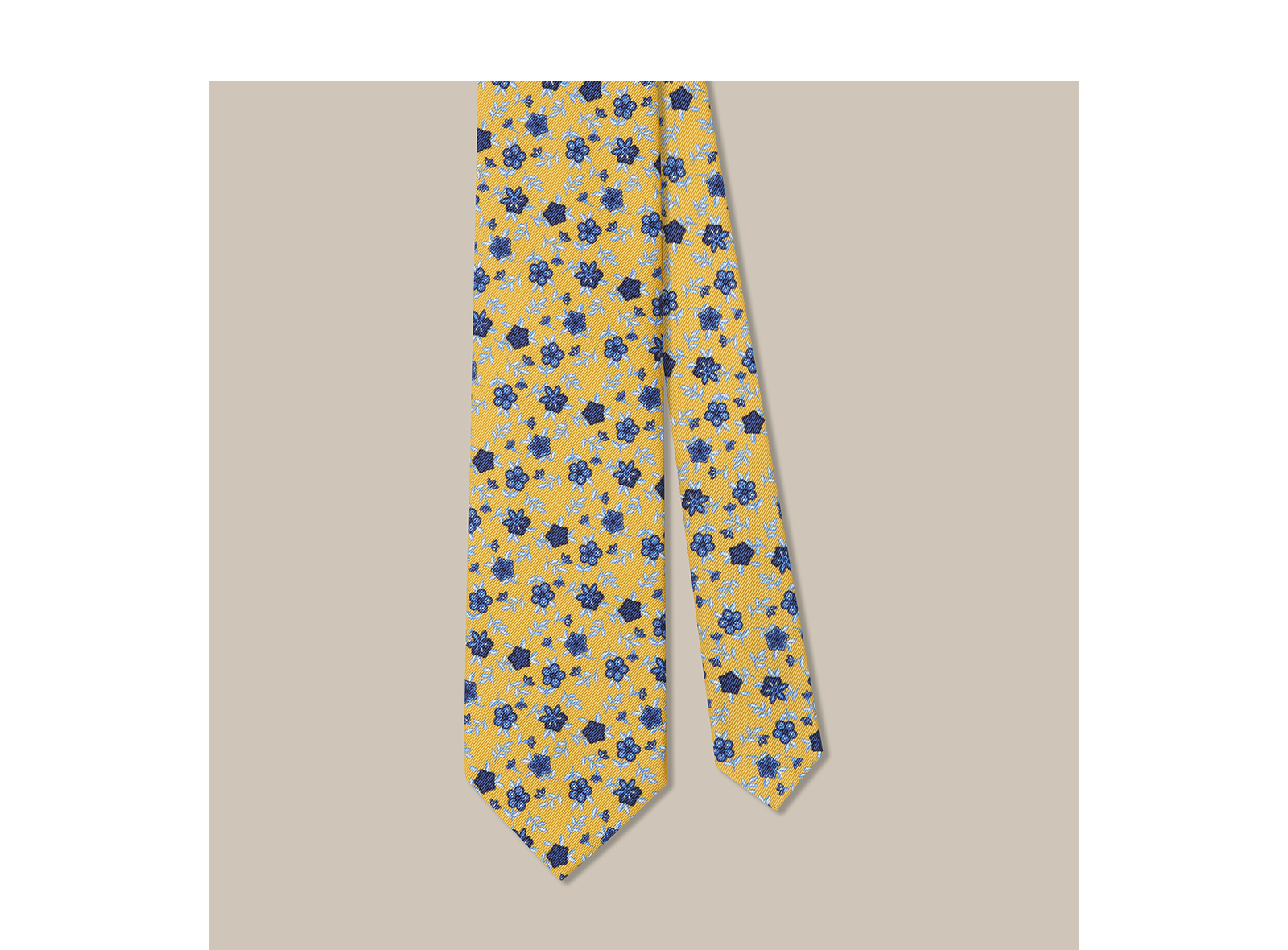 Robert Flowers Ribbed Silk Best of Class Necktie