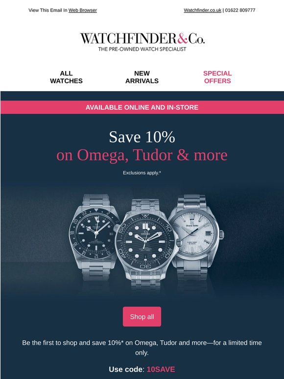 Save 10% on these iconic brands