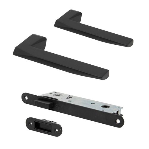 Studio Square Rose Slim Handle Set - Matt Black
