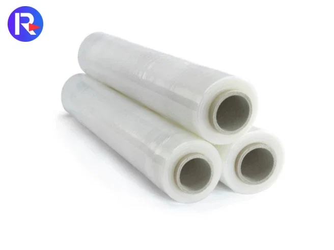 RAJA Clear Blown Stretch Film, 30% Recycled