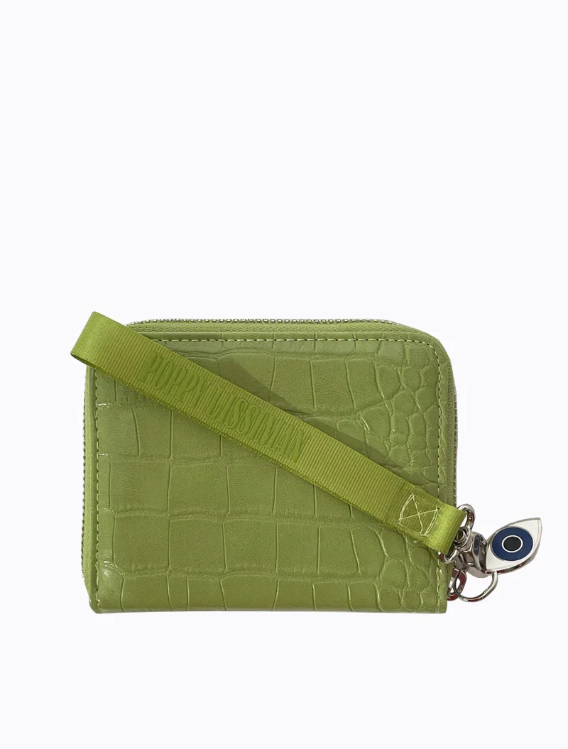 Image of Croc Wallet - Lime
