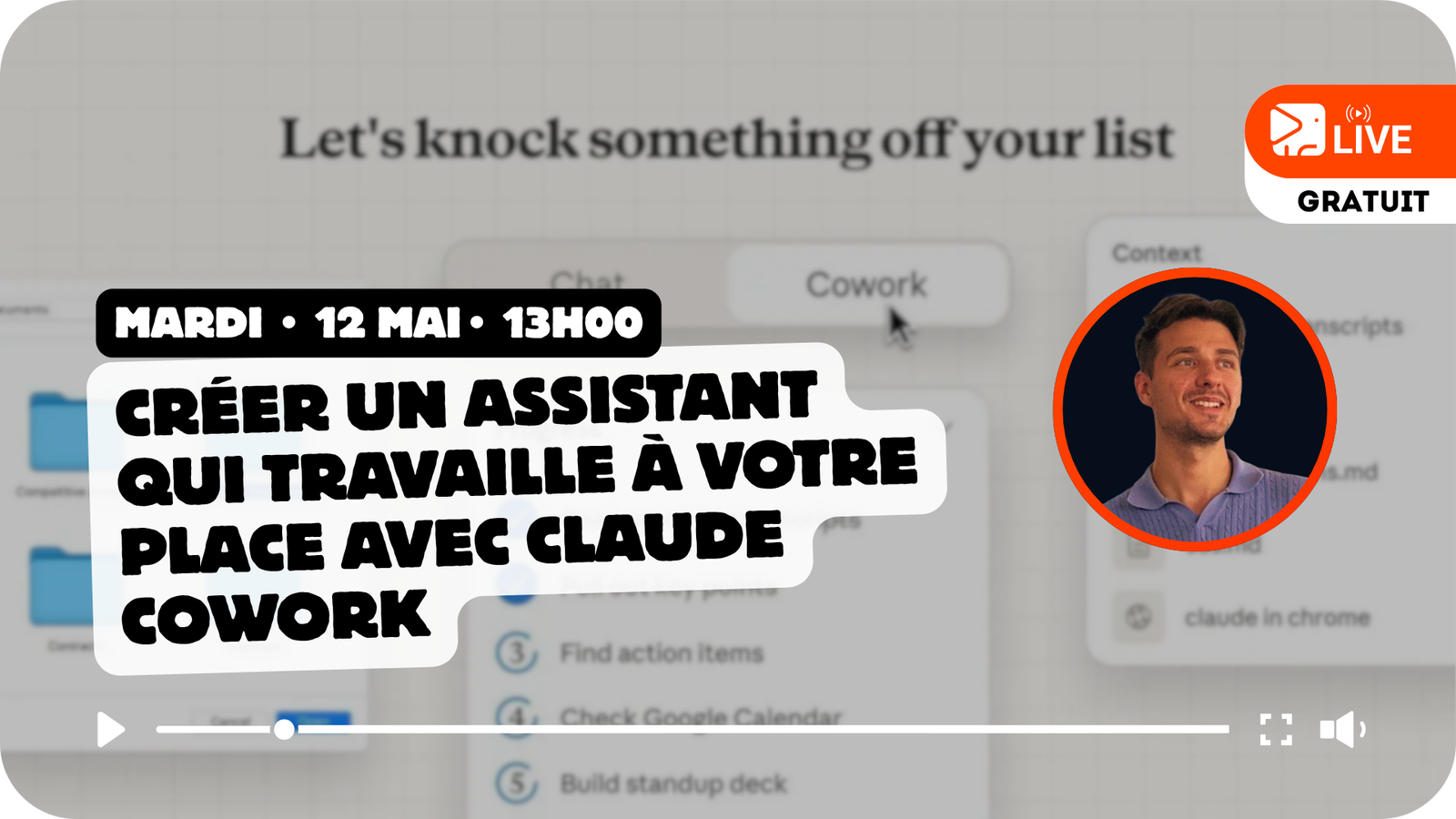 Créer un assistant qui travaille à votre place avec Claude Cowork 