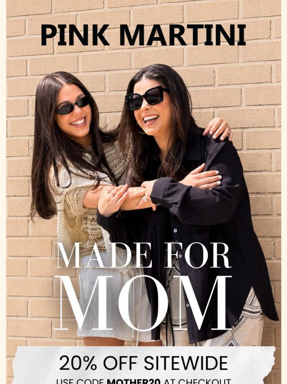 20% Off to Celebrate Mom