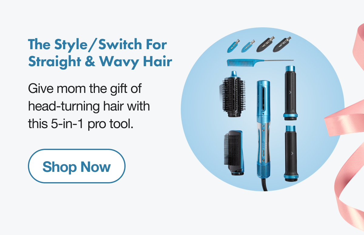 The Style/Switch For Straight & Wavy Hair I Give mom the gift of head-turning hair with this 5-in-1 pro tool. I Shop Now