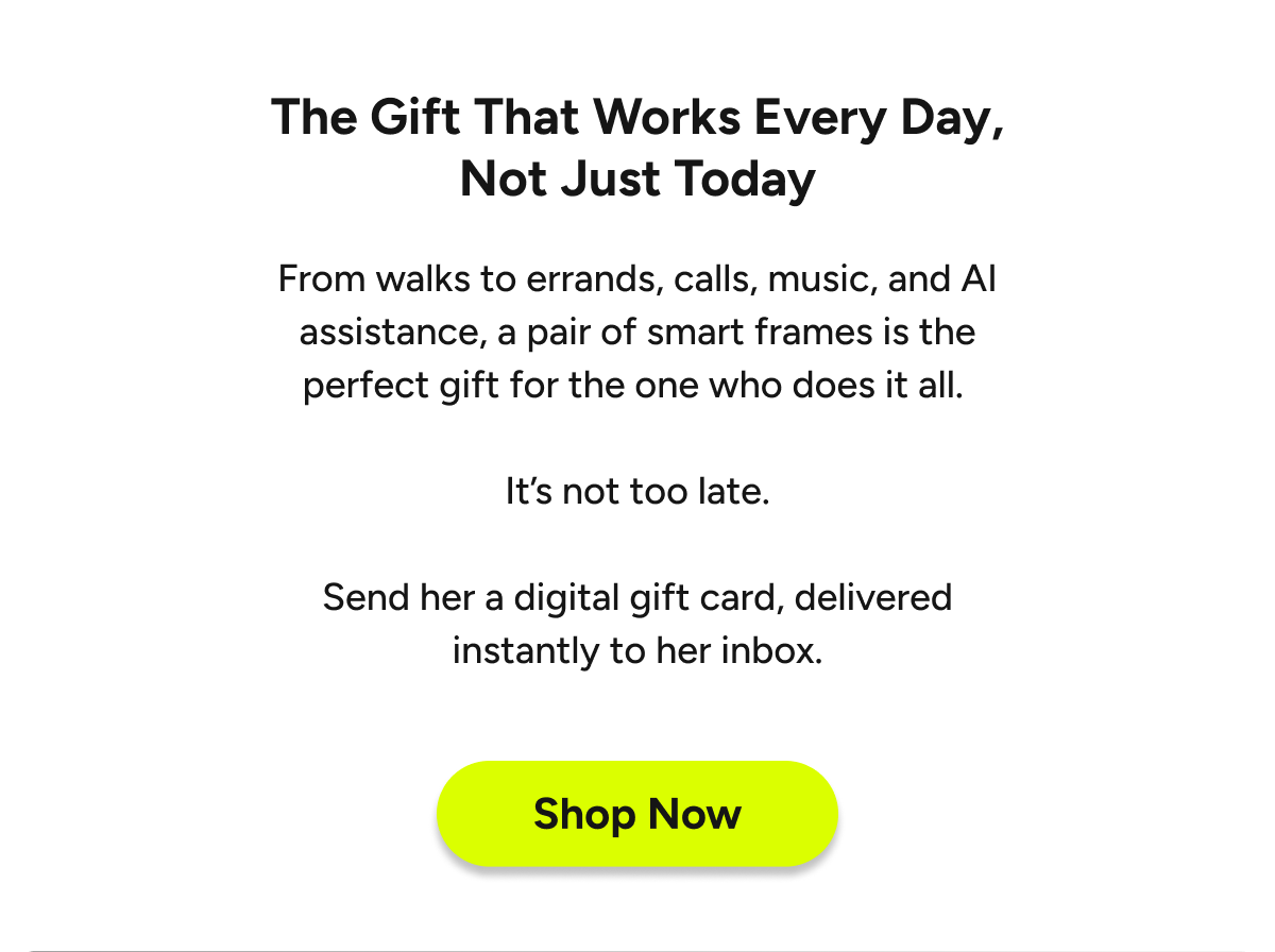 The Gift That Works Every Day, Not Just Today