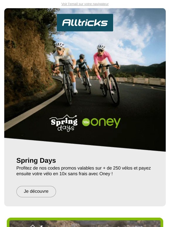 Payez votre vélo en 10x sans frais avec Oney !