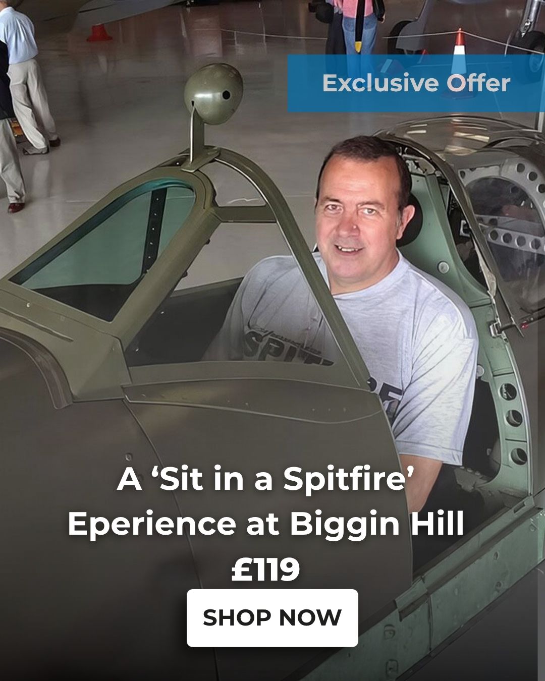 A 'Sit in a Spitfire' Experience at Biggin Hill