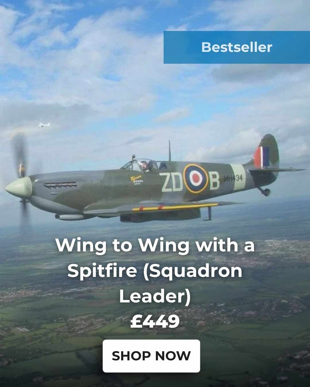 Wing to Wing with a Spitfire (Squadron Leader)