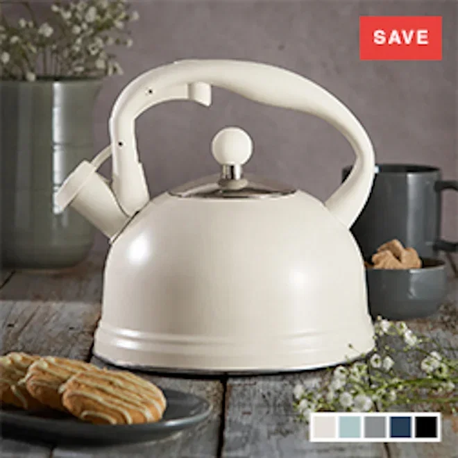 Typhoon Otto Whistling Stovetop Kettle, 1.8L