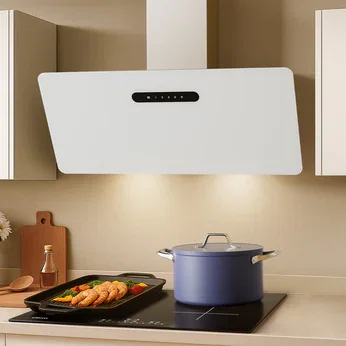 Ciarra Dynamic Hotte Aspirante 90cm Hotte Blanche WiFi APP Connectée 3 Vitesses Blanc CBCW9736K-OW
