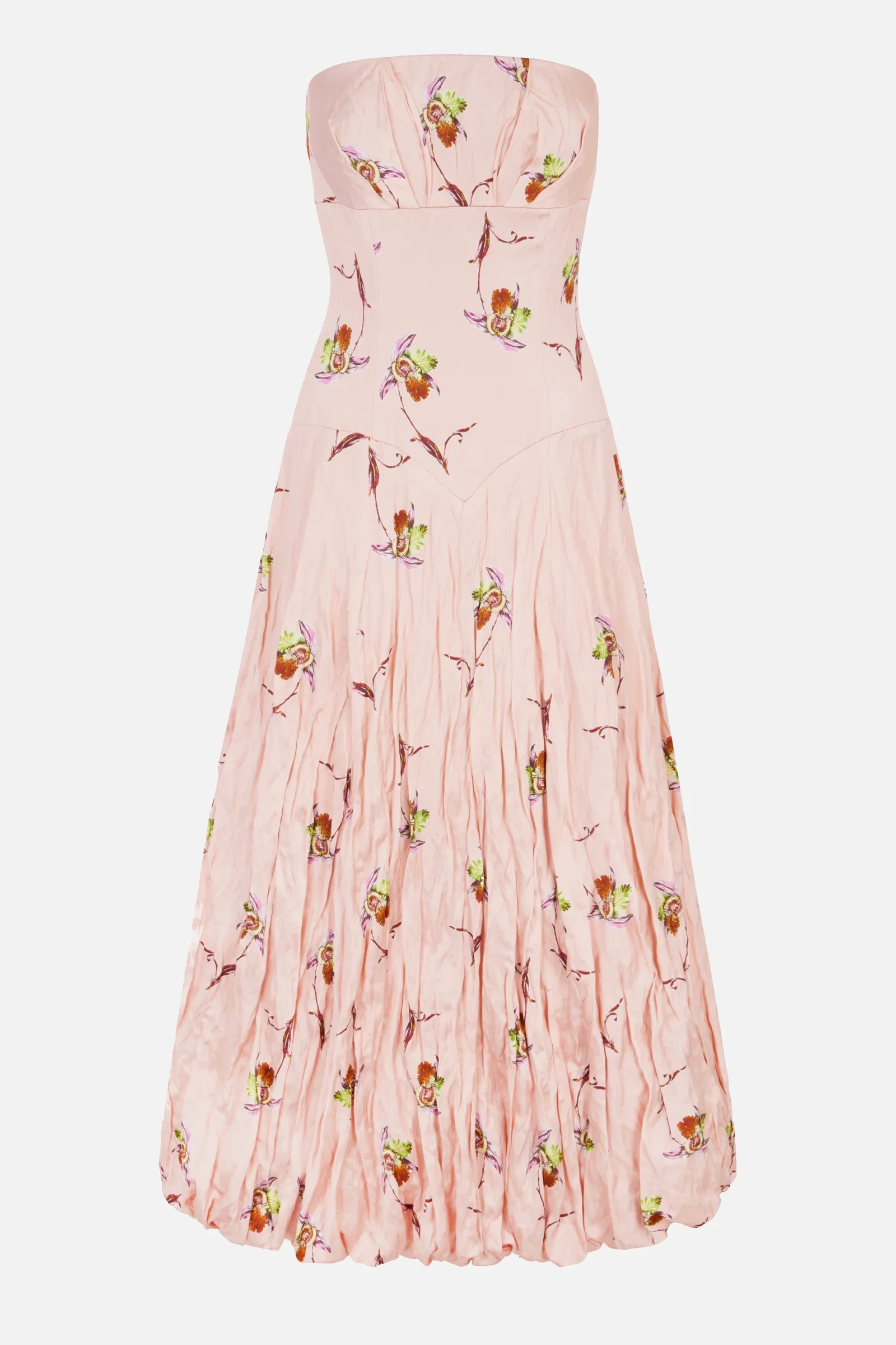 Image of Kaia Dress In Pink Satin