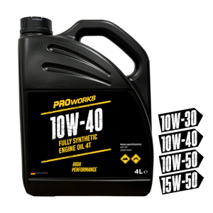 Olio Motore Moto Proworks 4T 100% Sintetico 4 L