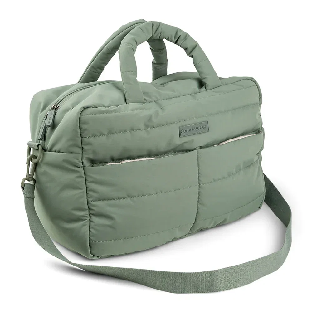 Image of Done By Deer Quilted Changing Bag Green