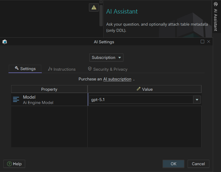 AI Assistant Improvements