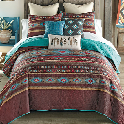 Desert Jewel Quilt Bed Set - Queen