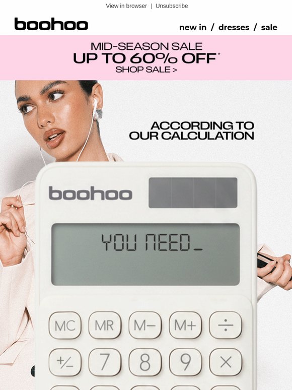 Boohoo is calling you…📞
