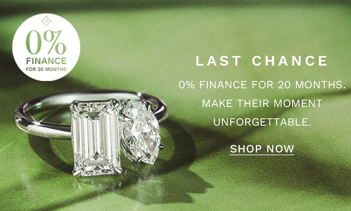 FINAL CHANCE 0% Finance for 20 months SHOP NOW