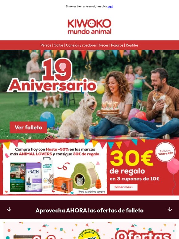 NUEVOS DESCUENTAZOS con el NUEVO FOLLETO de 19º Aniversario 🎉