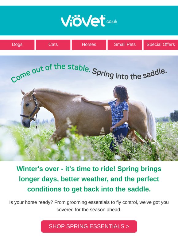 Come out of the stable. Spring into the stable. 🐎