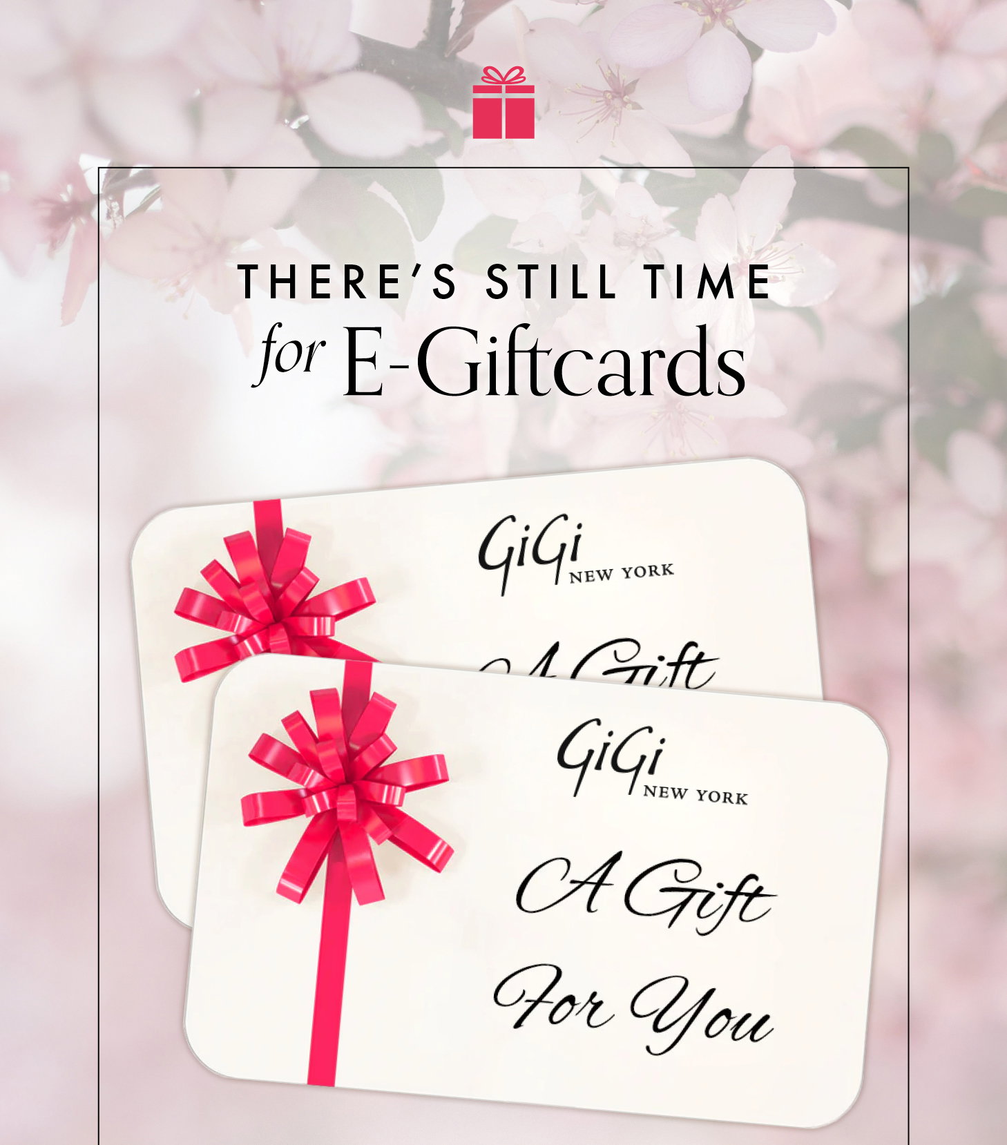 There's Still Time for E-Giftcards!