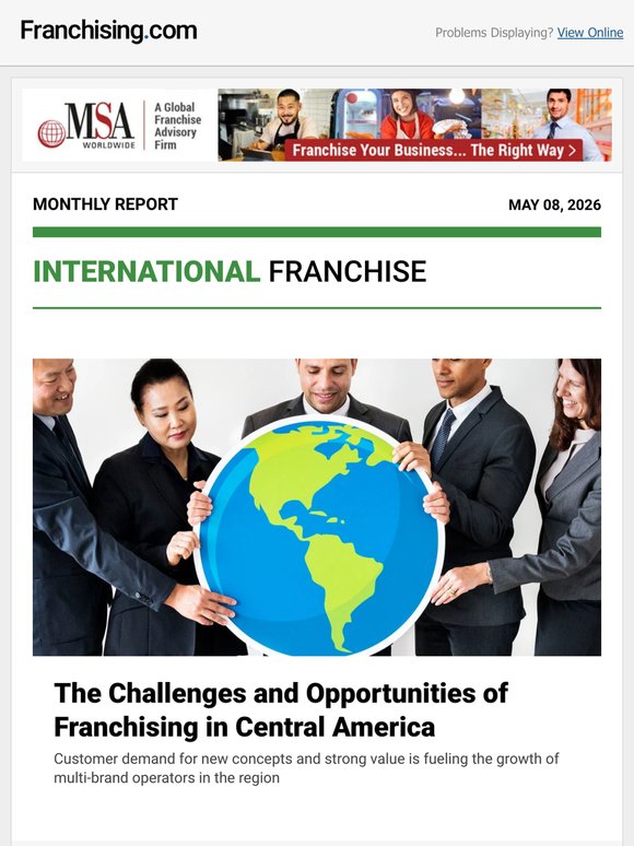 What Franchisors Should Know about Expansion into Central America and Australia