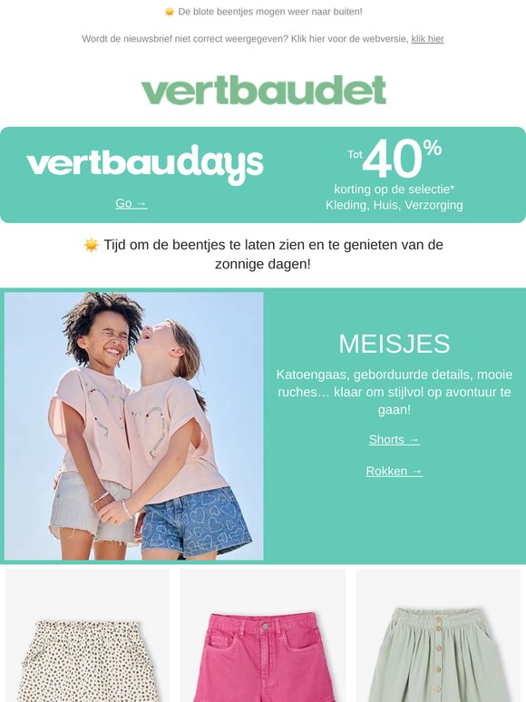 Tot 40% korting op aankleden, handige spullen inslaan en plezier maken!