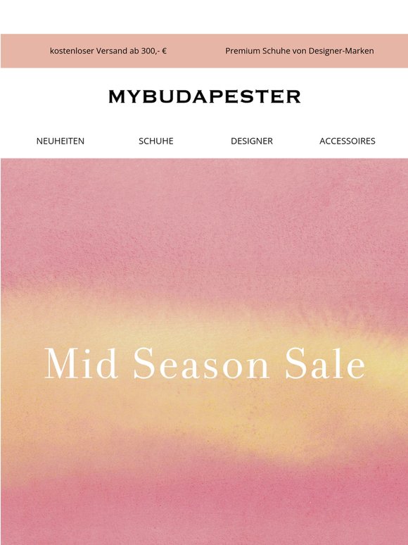 Mid Season Sale: Bis zu -30 %