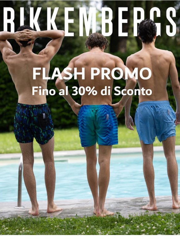 Flash Promo: fino al 30%