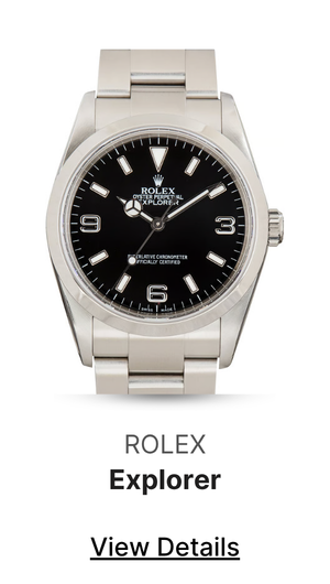 Used Rolex Explorer 36 Stainless Steel ref 114270 Black Dial