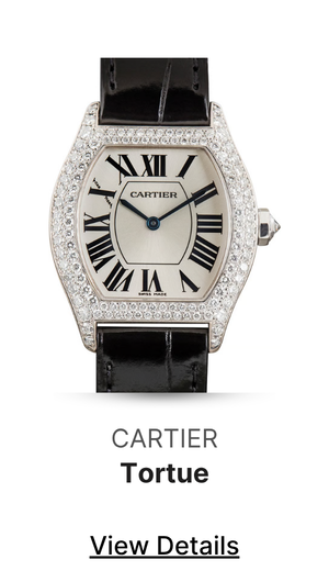 Pre-Owned Cartier Tortue WA504931 Diamond Case