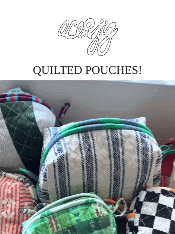 🎉 QUILTED POUCHES ARE BACK! 🎉 + 20% off dresses 💫