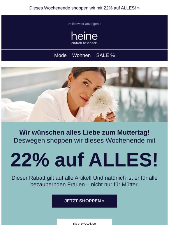 Bereit für den Muttertags-Rabatt? 🤔