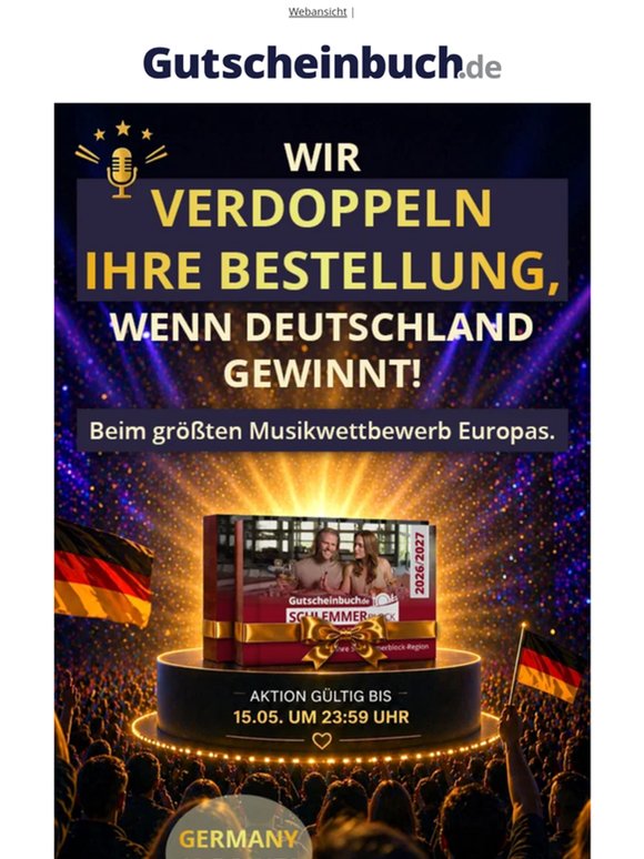 Ab 9,99 € pro neuem Schlemmerblock 2026/2027 + GRATIS-Verdopplung Ihrer Bestellung!