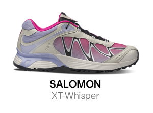 Salomon XT-Whisper Sneakers in Grey/Pink/Purple
