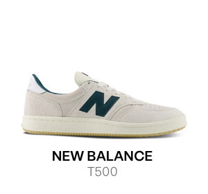 New Balance Men's T500 Sneakers in Light Beige/Green