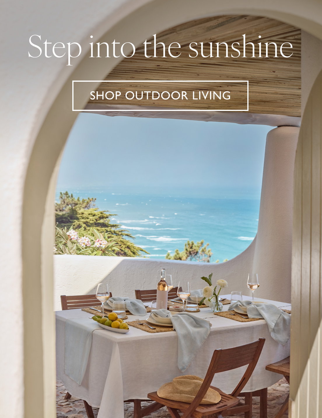 Step into the sunshine SHOP outdoor living