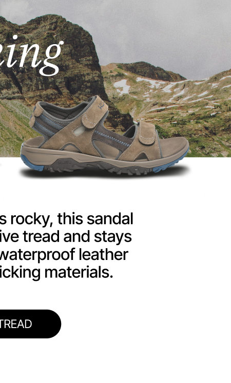 TREAD - For when the path gets rocky.