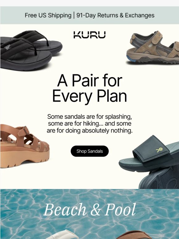 Which Sandal Fits Your Day?