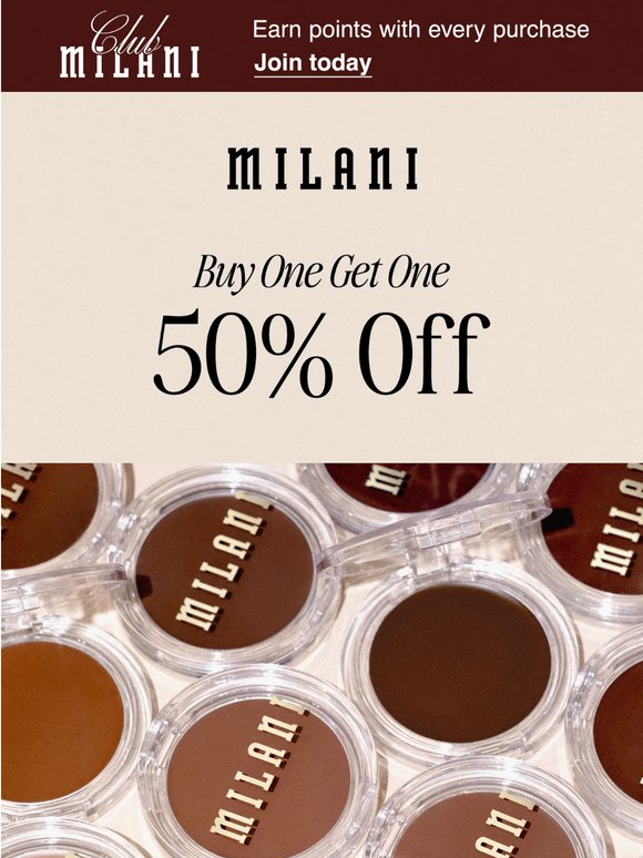 Ending soon: BOGO 50% off