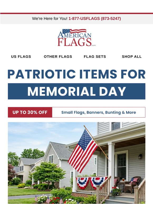 Patriotic Items for Memorial Day